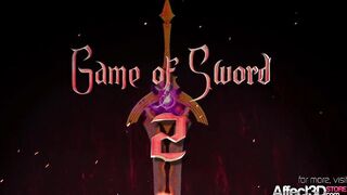 Fantasy animation with monsters and big tits witches
