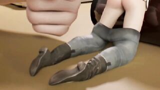 Max Caulfield spanking Tiny Chloe Price - Life is Strange