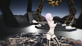 MMD R18+ Misaka Mesh 1.2 Hibikase Portalt Island Stage 1173