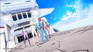 [MMD] Red Velvet - Red Flavor StripDance Dva Mercy Pharah Mei Symmetra Widowmaker Overwatch Hentai
