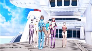 [MMD] Red Velvet - Red Flavor StripDance Dva Mercy Pharah Mei Symmetra Widowmaker Overwatch Hentai