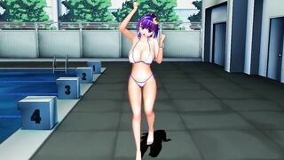 MMD Touhou Patchouli bikini dance