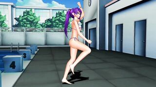MMD Touhou Patchouli bikini dance