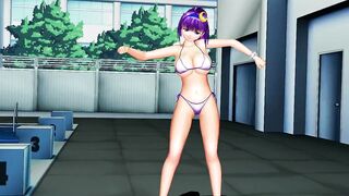 MMD Touhou Patchouli bikini dance