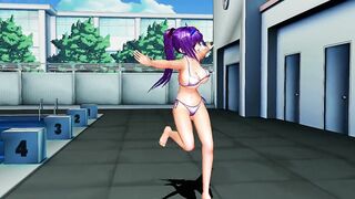 MMD Touhou Patchouli bikini dance