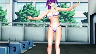 MMD Touhou Patchouli bikini dance