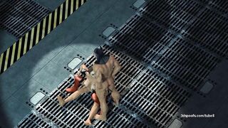 Batman and Robin Gangbang Harley Quinn