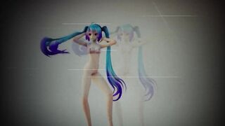 MMD 4k 18+ Miku Micro Bikini Expectations [ with Effects ]