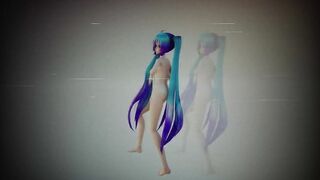 MMD 4k 18+ Miku Micro Bikini Expectations [ with Effects ]