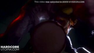 (3D) HUGE MONSTER Destroying A Small Horny Babe XXX