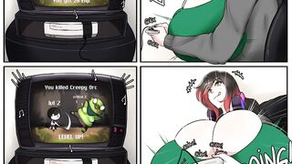 Level Grinding - Giantess Growth Expansion Hentai Comic