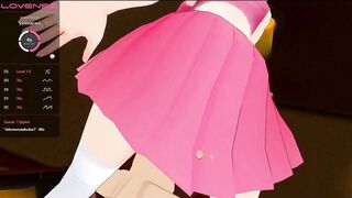 Hentai Cam Girl Gets Pleasured By Chat Controlled Vibrator