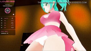 Hentai Cam Girl Gets Pleasured By Chat Controlled Vibrator