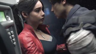 Resident Evil – Claire x Leon Stuck In Cabin (Animation with Sound)