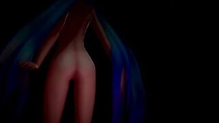 MMD Miku Micro Bikini FireWorks R18+ 4k
