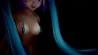 MMD Miku Micro Bikini FireWorks R18+ 4k