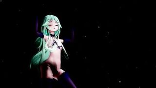 MMD18+ Sexy 4k 60fps Yamakaze Peek a Boo
