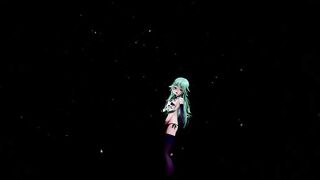 MMD18+ Sexy 4k 60fps Yamakaze Peek a Boo