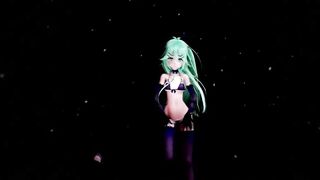 MMD18+ Sexy 4k 60fps Yamakaze Peek a Boo