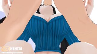 One piece nico robin sucking Dick 3D