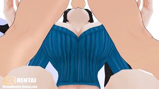 One piece nico robin sucking Dick 3D