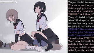Hentai Facesitting/Farting/Feet Femdom