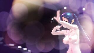 Mmd R18 Keqing Genshin Impact and Spongebob Square Pant Join the Party