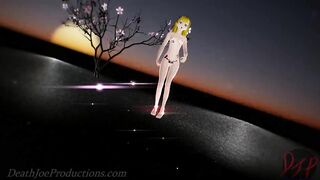 MMD R18 4k Blue Bikini Aylin - Red Flavor 1044