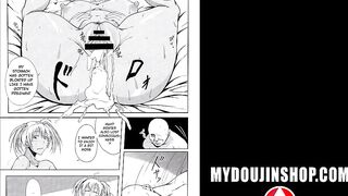 MyDoujinShop - Sexy Ninja Girls Strip to Their Nude Bodies And Fuck!!! Hentai Comic