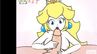 Super Smash Girls Titfuck! Peach