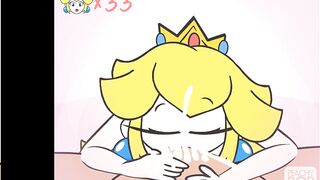 Super Smash Girls Titfuck! Peach
