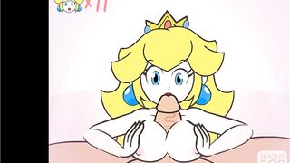 Super Smash Girls Titfuck! Peach