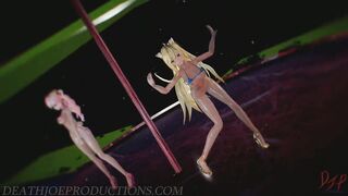 MMD R18 Nude Sexy Luka and Lily - Ai Dee 1089
