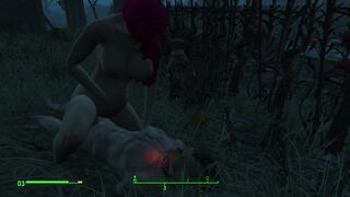 Pregnant Woman Fucking with a Peasant, a Man, in a Riding Position | PC Gameplay