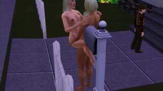 Husband and Wife take Turns to Fuck with their Neighbor | Porno Game 3d