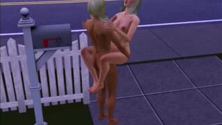 Husband and Wife take Turns to Fuck with their Neighbor | Porno Game 3d