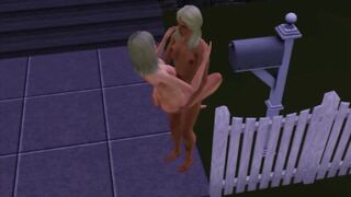 Husband and Wife take Turns to Fuck with their Neighbor | Porno Game 3d