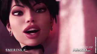Scifi futa girls animation with toys