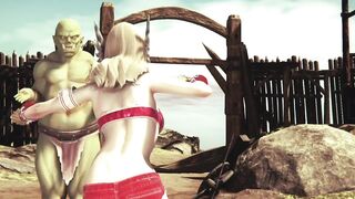 Ork and - 3d Hentai Animation
