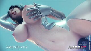 Big Tits Angelita fucked hard by a monster in a 3d animation