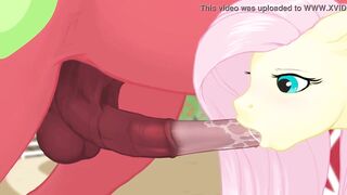 Big Mac x Fluttershy Deepthroat