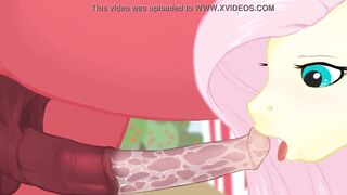 Big Mac x Fluttershy Deepthroat
