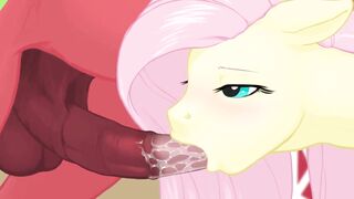 Big Mac x Fluttershy Deepthroat