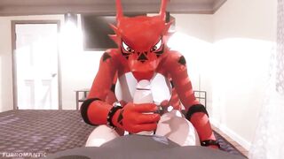 Guilmon special training 2. Furry hentai animation