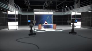 BREAKING NEWS: MILF News Anchor doesn't Wear anything under her Dress - Gains Weight On-Air