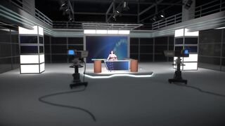 BREAKING NEWS: MILF News Anchor doesn't Wear anything under her Dress - Gains Weight On-Air