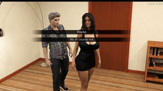 Project HotWife-Brunette Mature Squirt At Bar