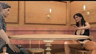 Project HotWife-Brunette Mature Squirt At Bar