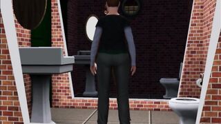 Fucked a Dumpling in a Public Toilet | Sims 3 Sex