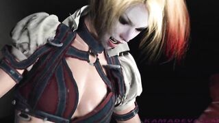 Batman Porn Asylum - Harley Quinn Fucks Power Girl